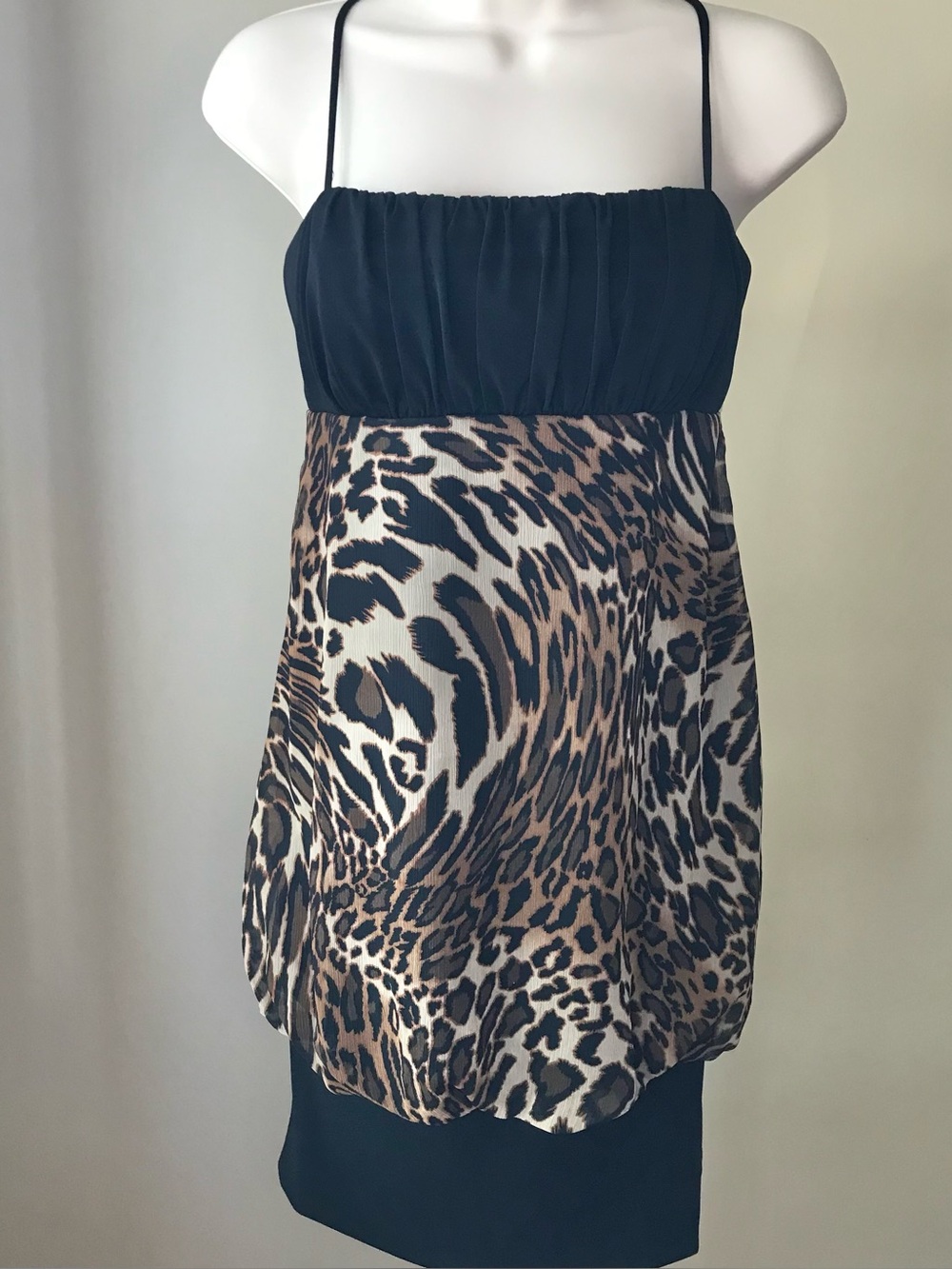 Appropriate Behavior Leopard Print Dress Size L
